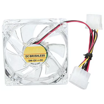 80MM BLUE FAN WITH 4 PIN MOLEX CONNECTOR-0